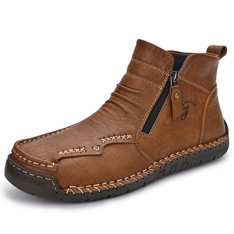 Plus-size High-top Ankle Boots Warm British-style Dr Boots photo 8