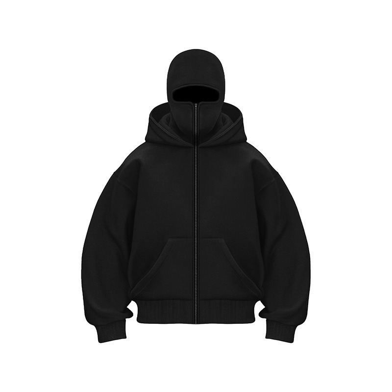 Men's And Women's Double-headed Zipper Hoodie photo 2