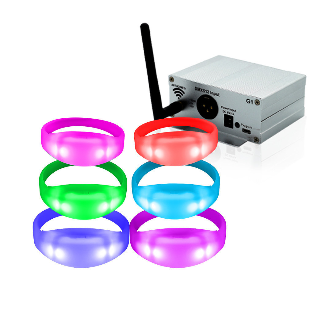 Concert And Music Festival Cheering Props LED Light-up Wristbands photo 8