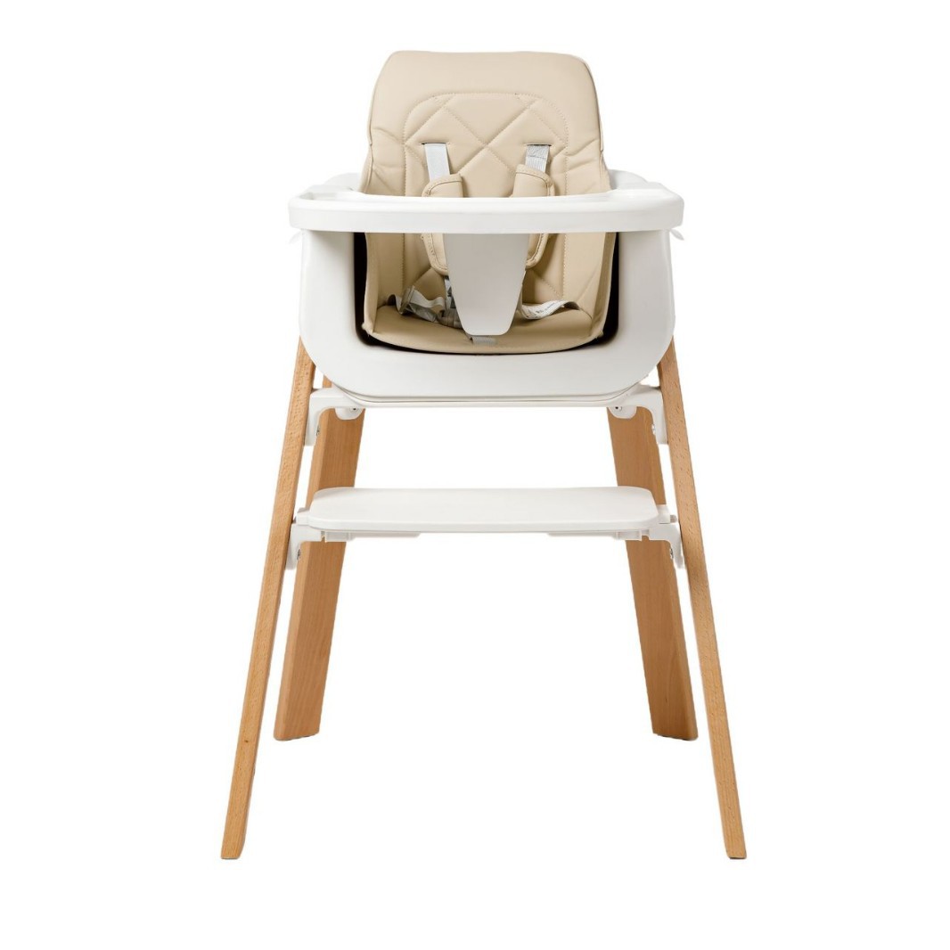 Solid Wood Adjustable Baby Dining Chair photo 4
