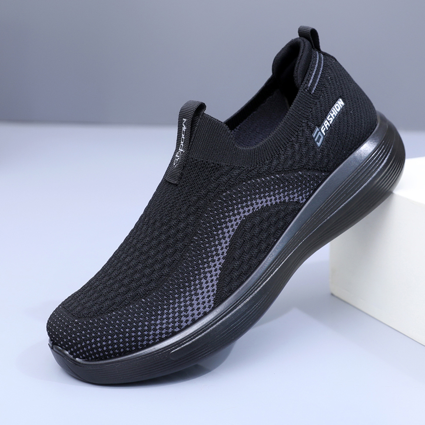 Soft-soled Slip-on Versatile Mens Shoes Walking photo 1