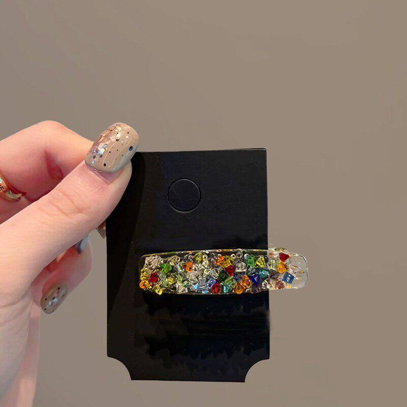 Dopamine-colored Diamond Hair Clip For Women photo 2