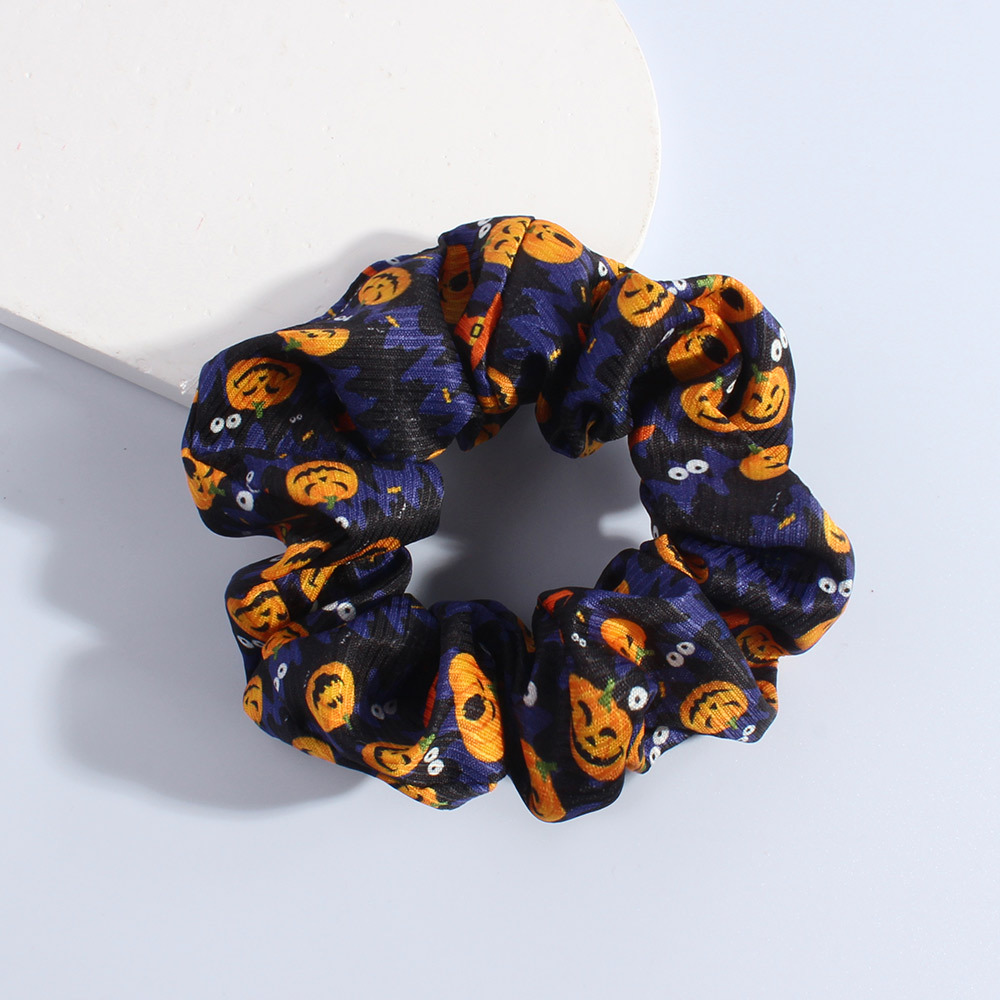 Skull-pattern Fabric Hair Tie Festive Womens Hair Accessory Versatile And Easy To Match photo 6