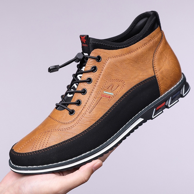 Mens High-top Stylish Mid-calf Boots photo 6