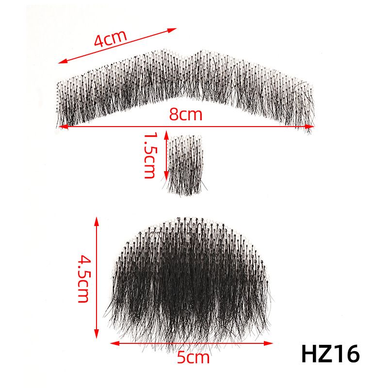 Invisible Seamless Film And TV Disguise Makeup Fake Beard photo 4