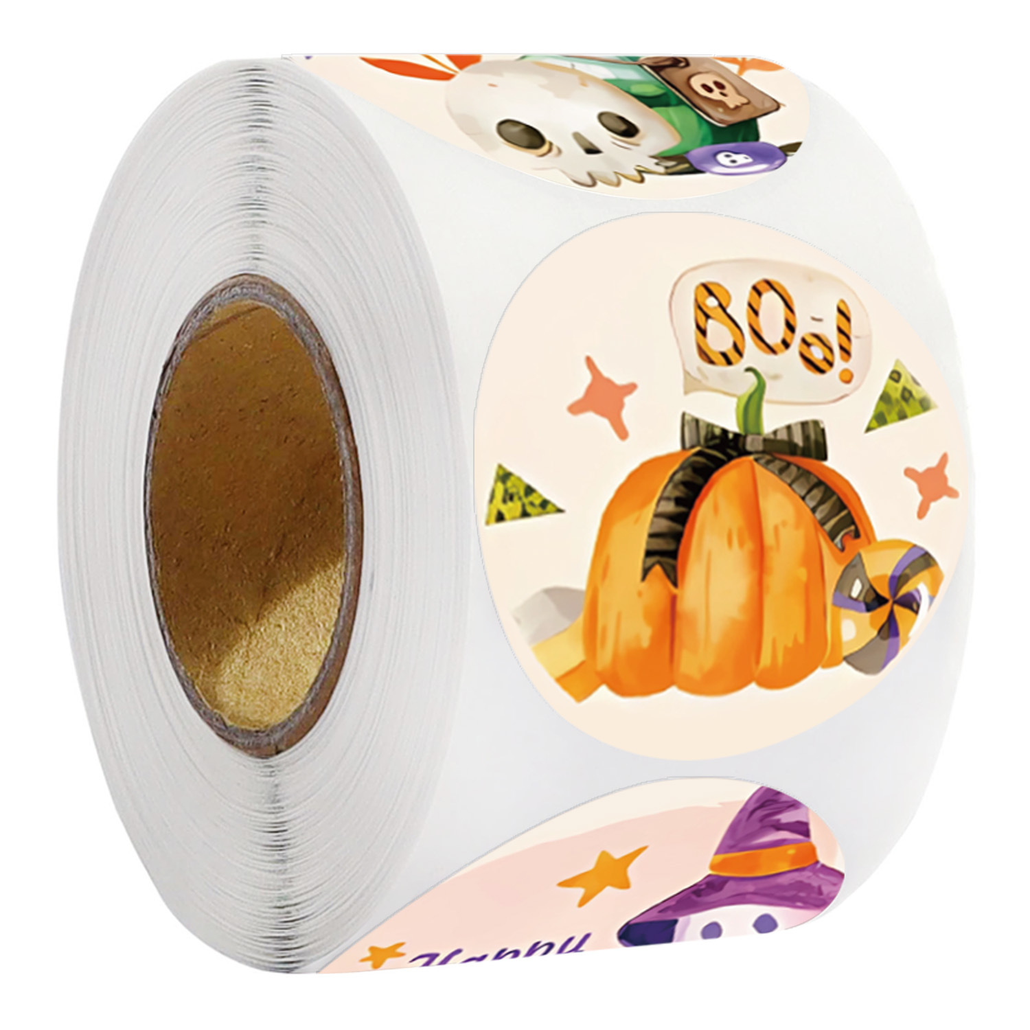 Happy Halloween Kids Toy Thank-You Decorative Sticker Labels photo 2