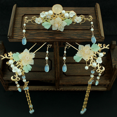 Tassel Full Set Antique Hair Clasp Chinese Style Classical Simplicity Hair Accessories photo 8