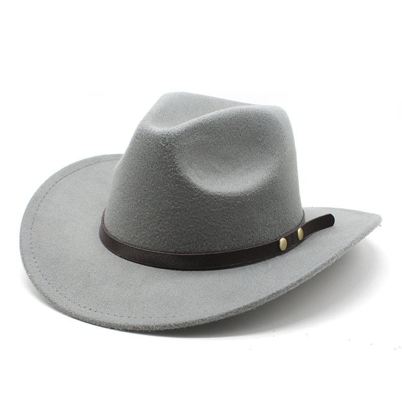 Mens And Womens Equestrian Cap With Rolled Brim Jazz-style Denim Hat photo 4