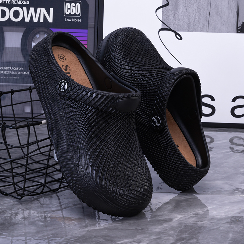 Mens Waterproof Soft-Soled Half Slippers For Outdoor Wear photo 4