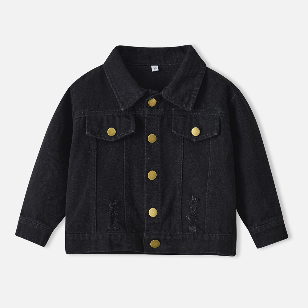 Spring Autumn New Style Casual Ripped Jacket For Boys And Girls photo 5