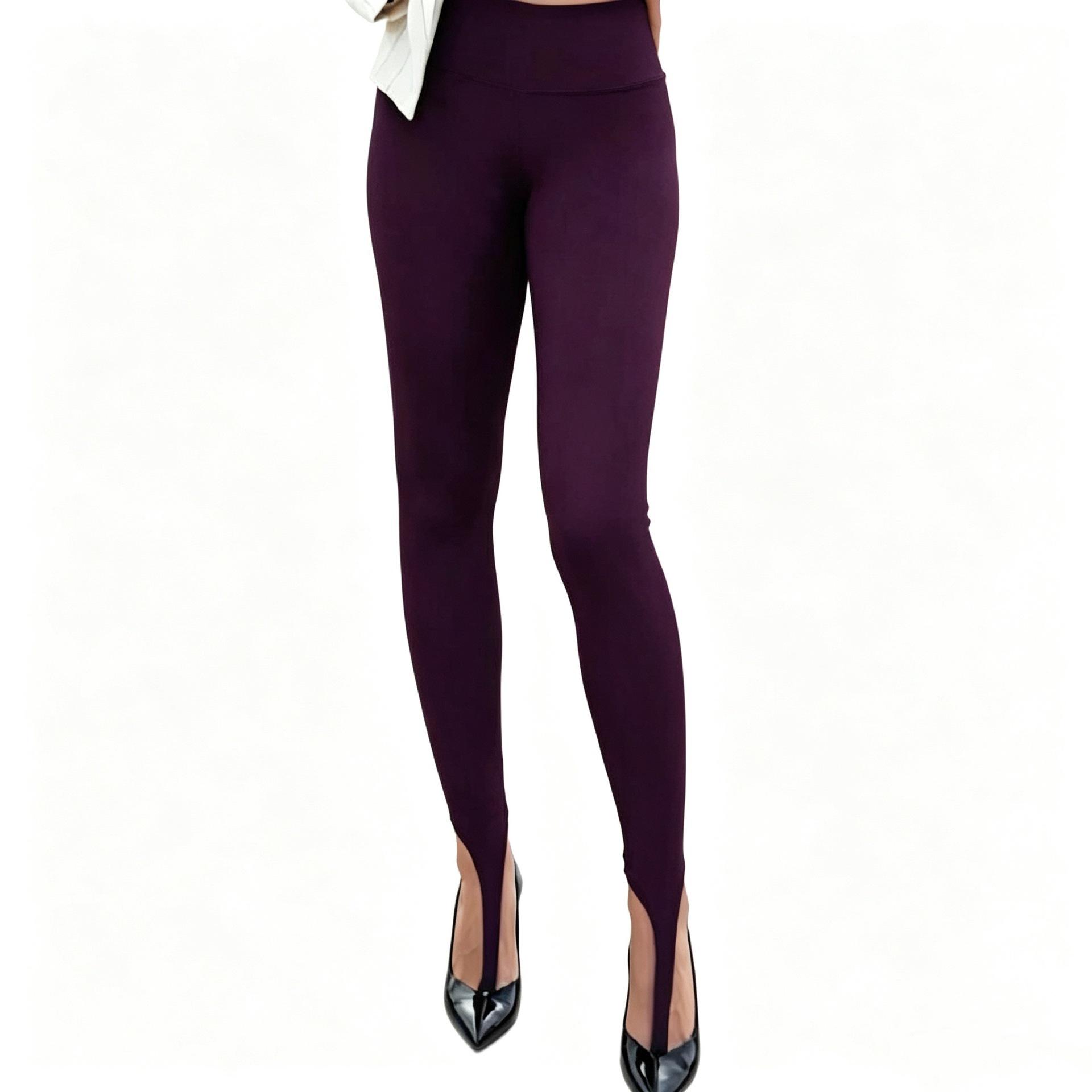 Fashionable Tight-fitting Pants With High Waist And Tummy-control Design photo 4