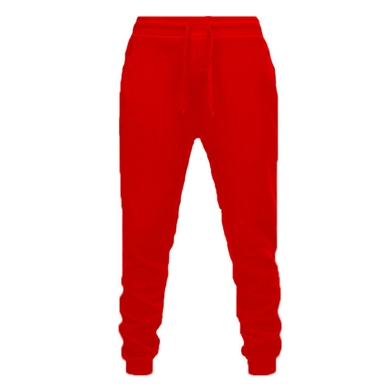 Men's Casual Sports Solid Color Trousers photo 4