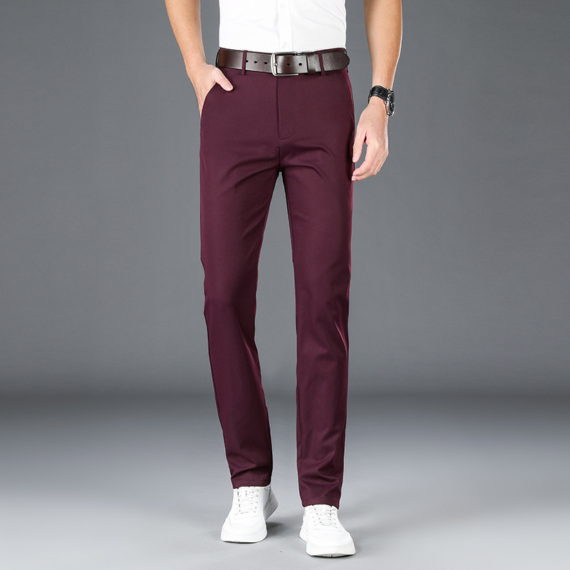 Straight-leg Minimalist Trendy Casual Pants photo 1