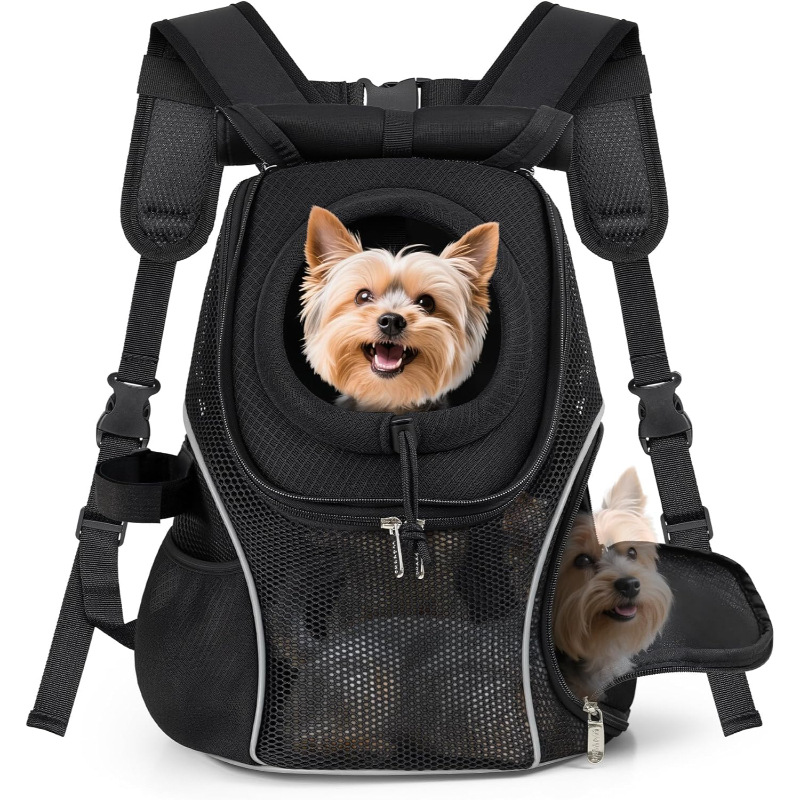 Dog Backpack Ventilated And Adjustable Pet Carrier photo 1