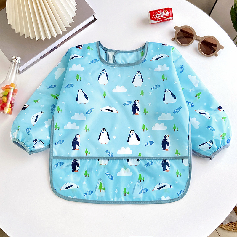 Baby Feeding Bib, Newborn Waterproof Cover Bib photo 1