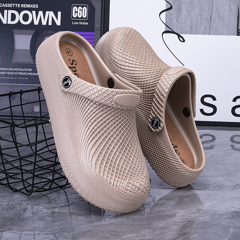 Mens Waterproof Soft-Soled Half Slippers For Outdoor Wear photo 6