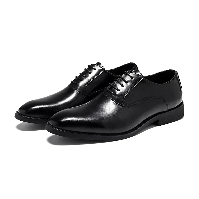New Mens Pointed-toe, British-style, Minimalist Business Dress Shoes photo 2