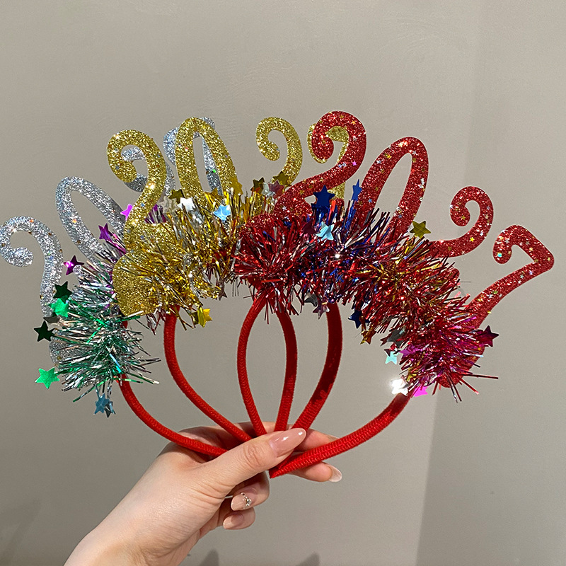 New Digital Christmas And New Years Eve Party Headband photo 1