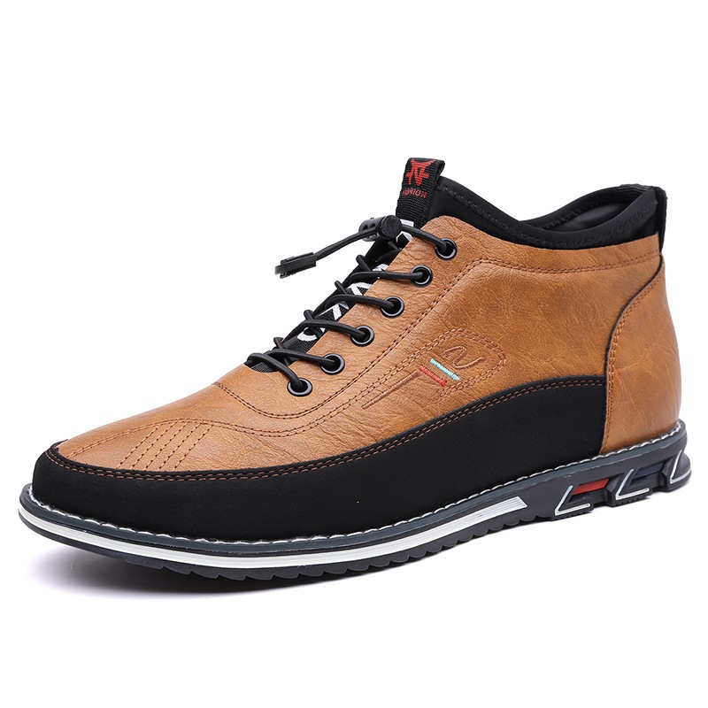 Mens High-top Stylish Mid-calf Boots photo 4