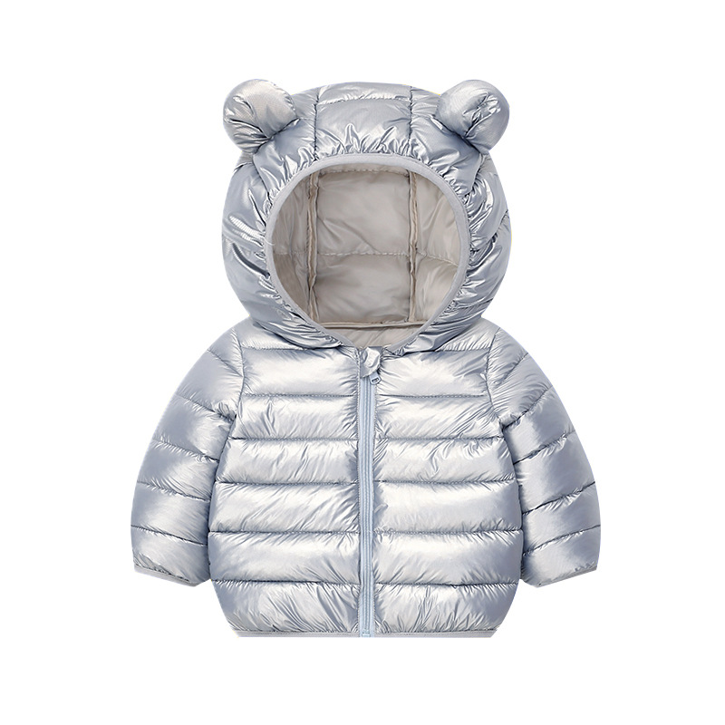 New Spring Autumn And Winter Solid-color Versatile Cotton Coat For Children photo 7