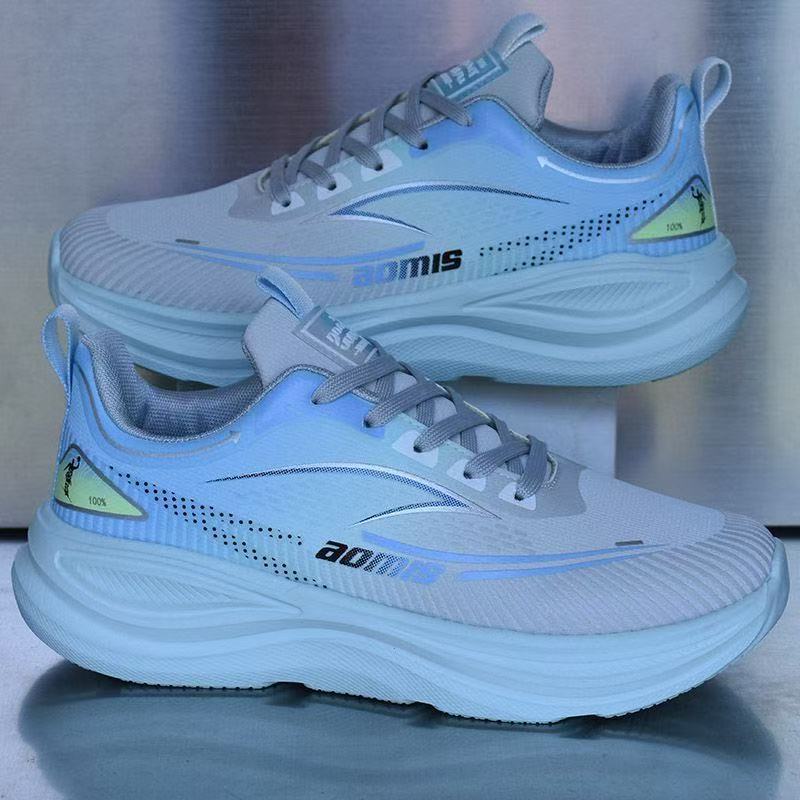 Waterproof Leather Upper Soft Sole Non-slip Lightweight Shock-absorbing Athletic Shoes photo 4