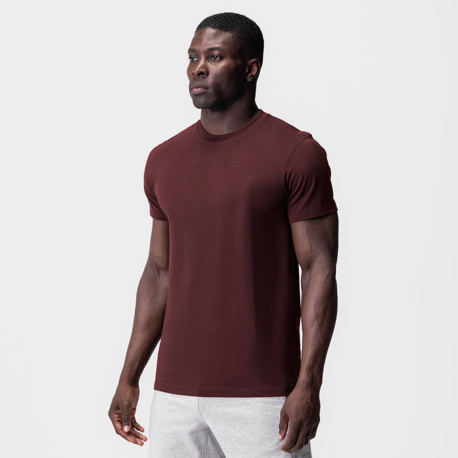 Men's Ice-feel Cotton-polyester Stretch Moisture-wicking Crew-neck T-shirt photo 5