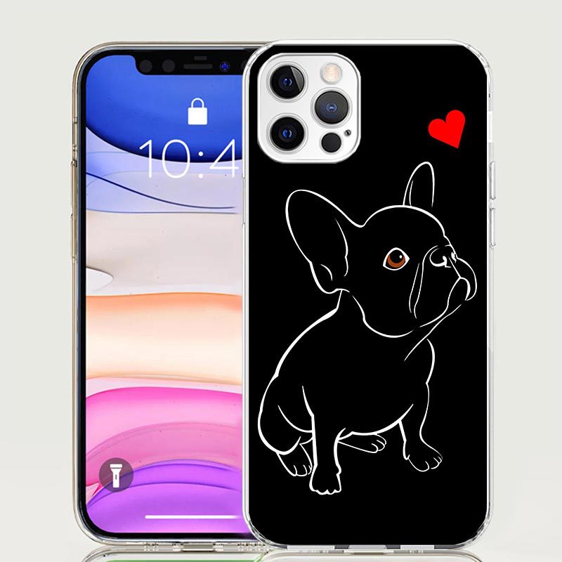 Creative Art Line Dog Heart Phone Case photo 7