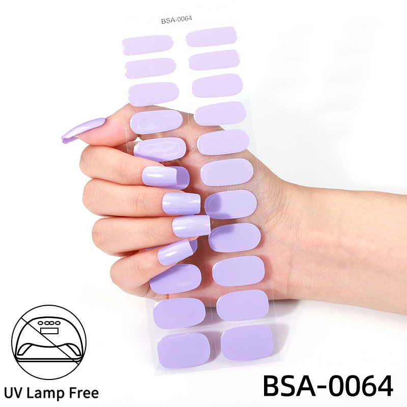 No-Cure-Lamp Gel Nail Sticker Set photo 8