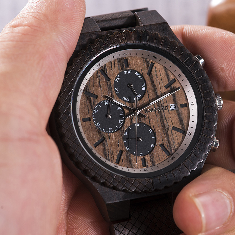 Unisex Sporty Wooden Watch photo 5