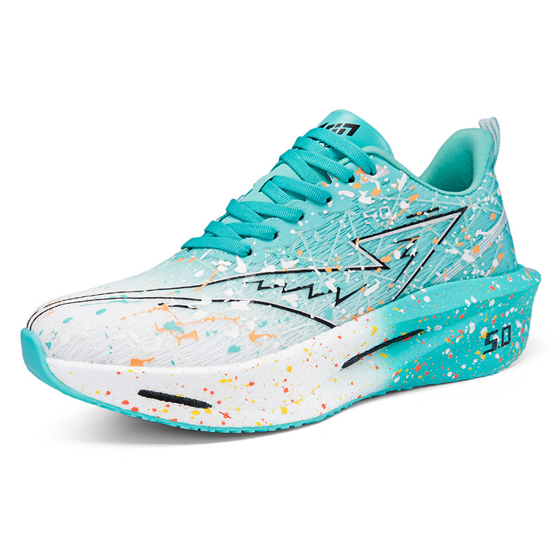 Iridescent Running Shoes Fashionable Mesh Sneakers For Jogging And Sports photo 4