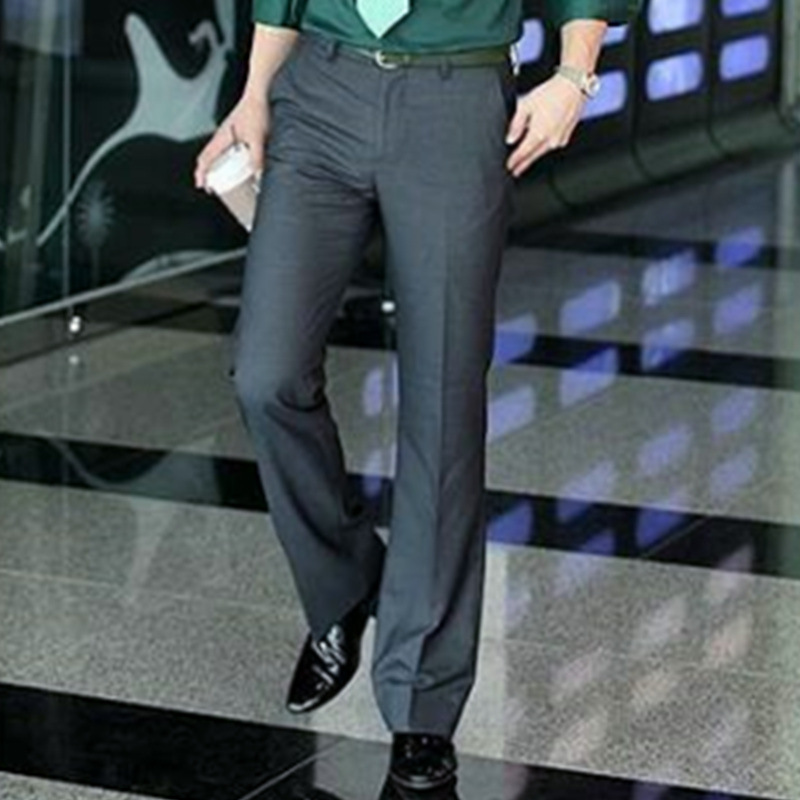 Men's Straight-leg Wide-leg Dress Pants photo 8