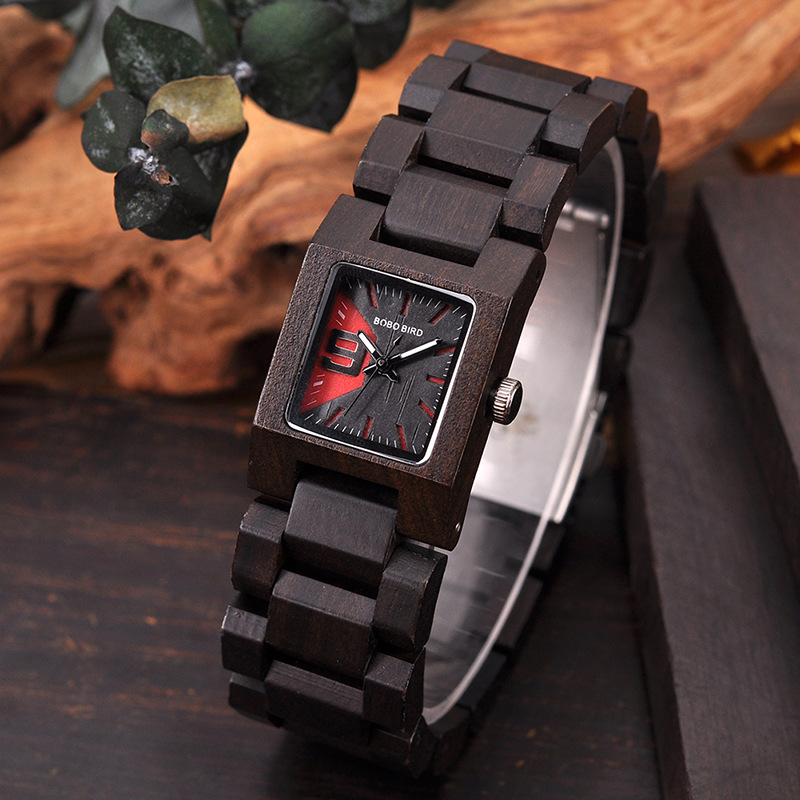 S02 Wooden Decoration Quartz Watch photo 2