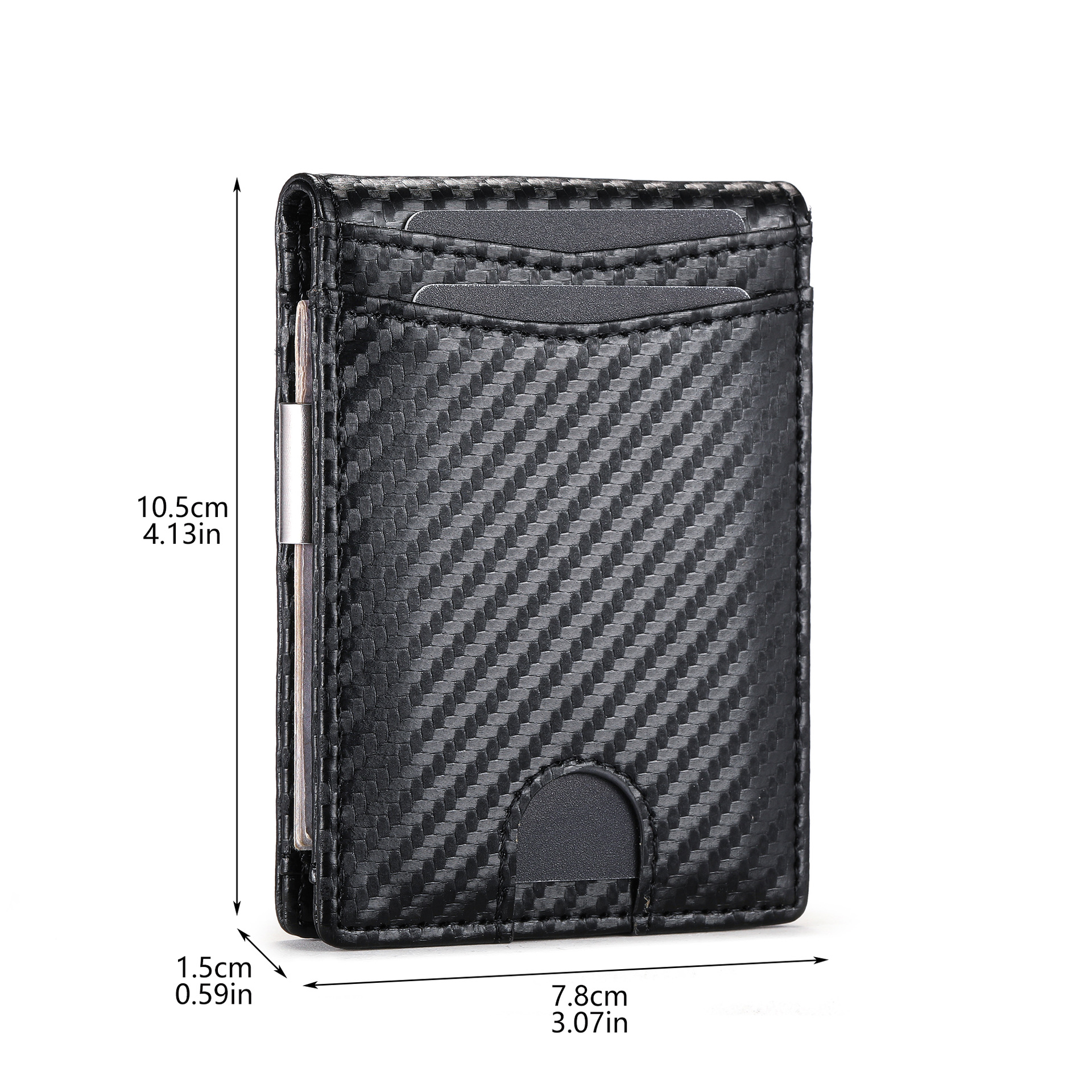 Card Holder For Men Automatic Pop-up Card RFID-blocking Aluminum Card Case photo 3