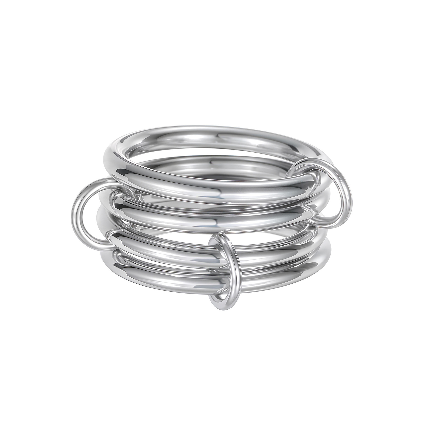 Four-layer Stacked Multi-ring Ring For Women photo 3