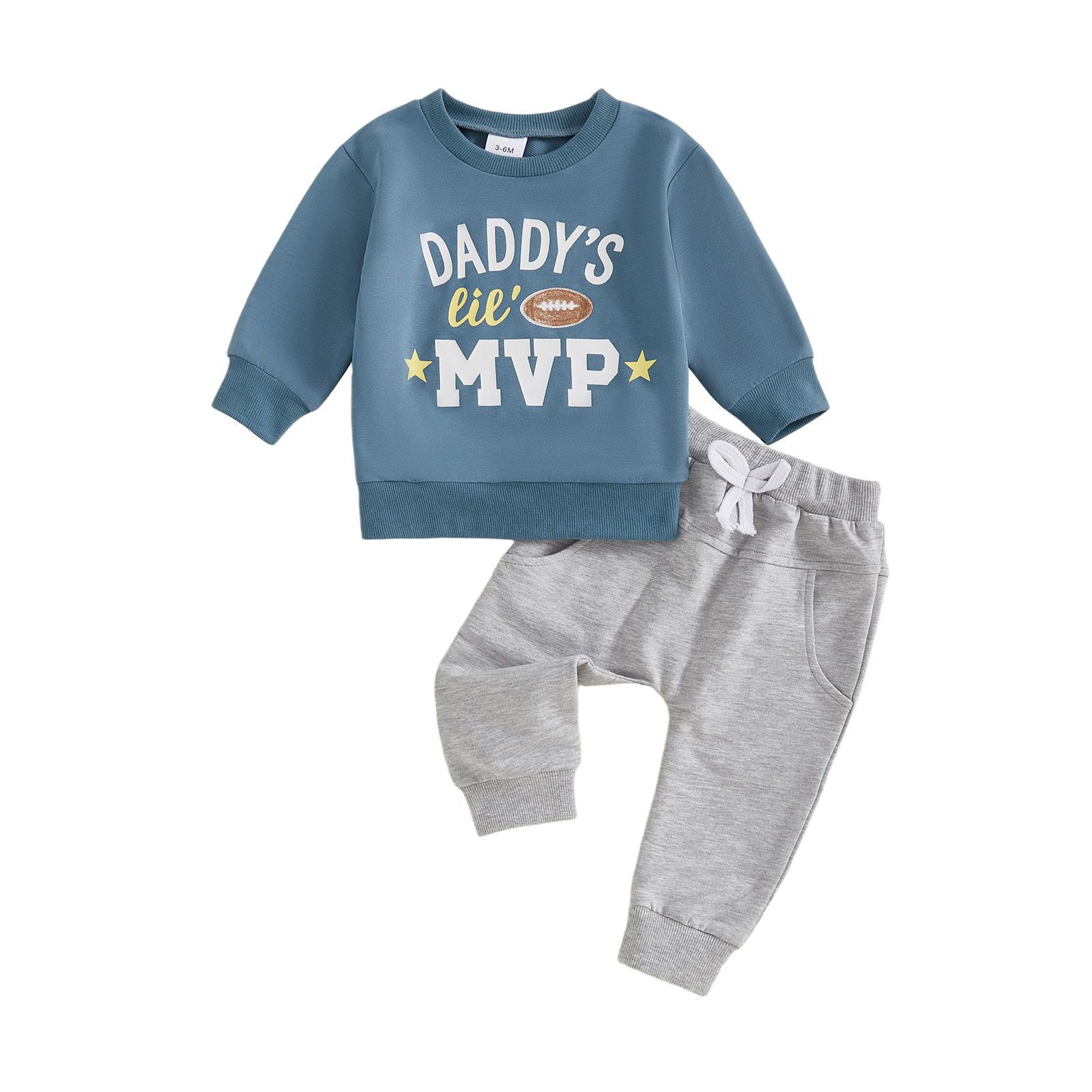 Infant And Toddler Parent-child Casual Outfit Set photo 2