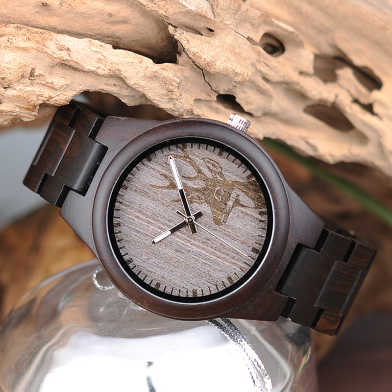 Wooden Watch Classic Analog Quartz Fashionable photo 4