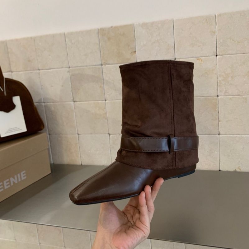Retro-style Women's Brown Ankle Boots photo 5