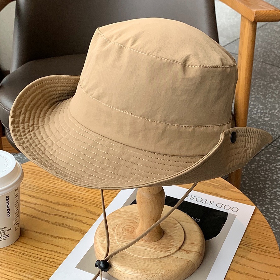 Spring Summer Solid-Color Quick-Drying UV-Protective Sun Hat photo 1