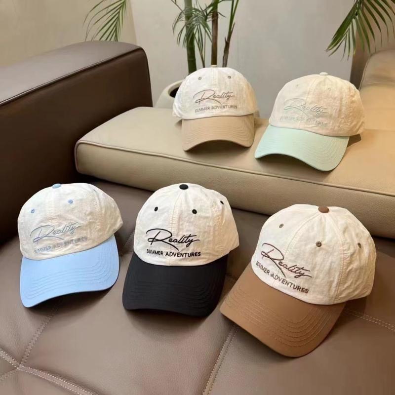 Instagram-style Embroidered Letter Patchwork Quick-dry Baseball Cap photo 1
