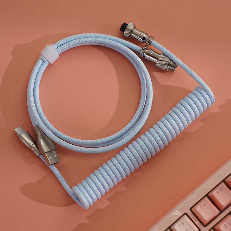 Aviation Connector Cable, Type-C Braided 8K Data Cable photo 3