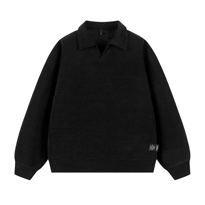 Mens Heavyweight Casual Long-sleeve Top photo 7