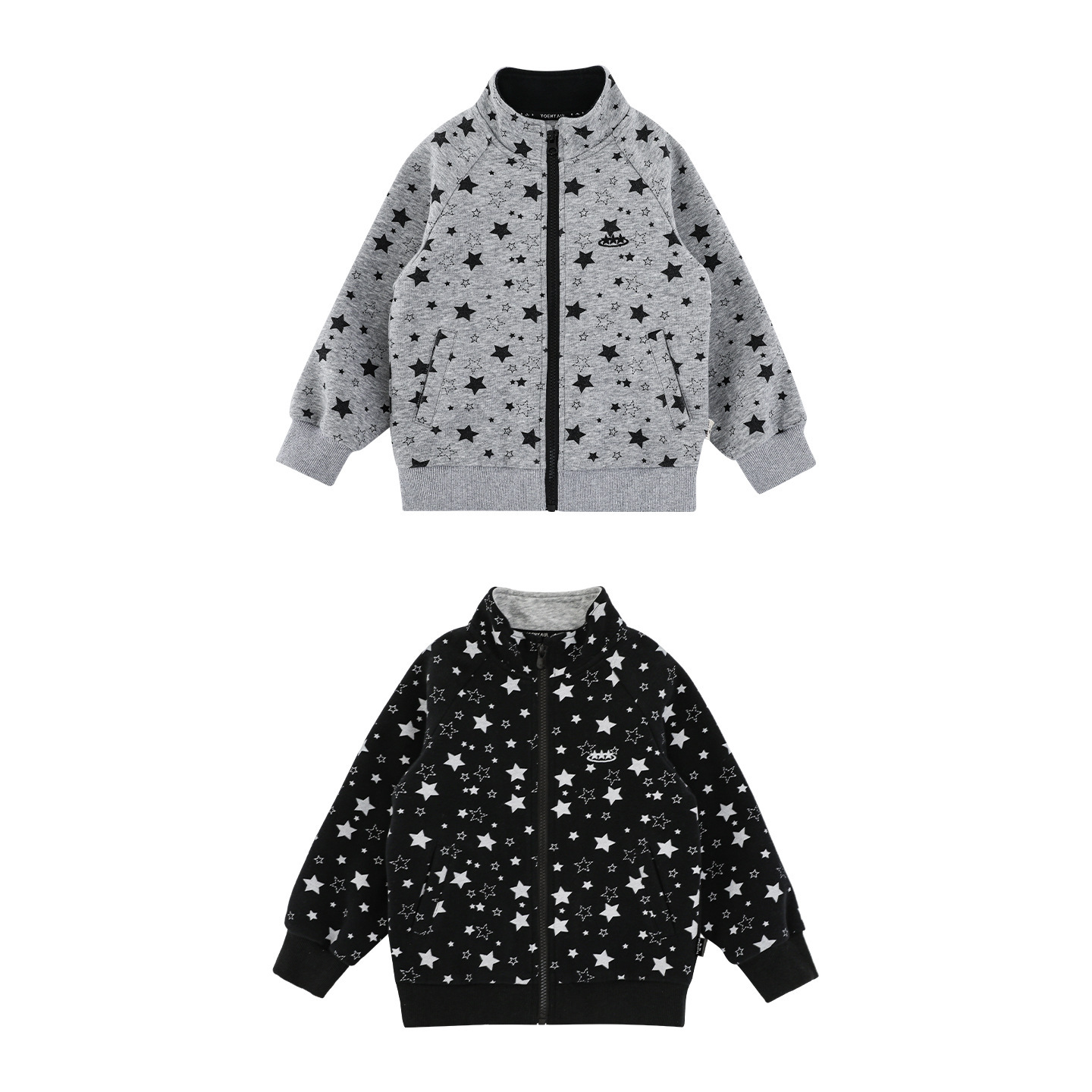 Girls' Zip-up Jacket With Polka-dot Print Sportswear photo 2
