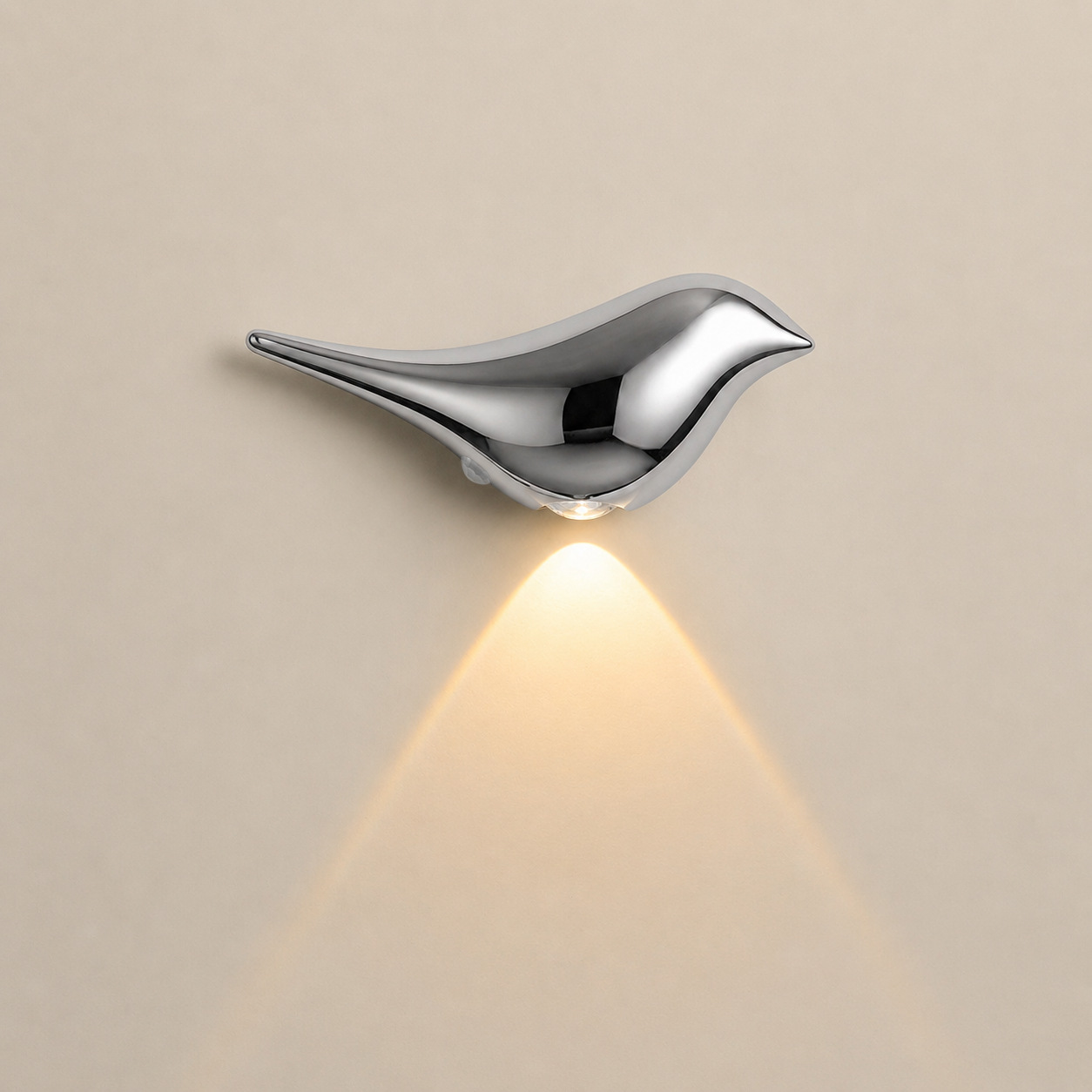 Wireless Emergency Dimming LED Bird Night Light With Human Body Sensor photo 1