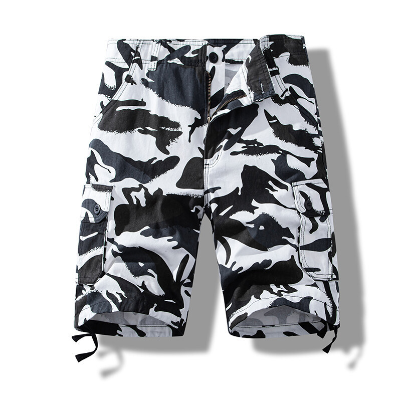 Foreign Trade All-cotton Multi-pocket Work Shorts photo 6