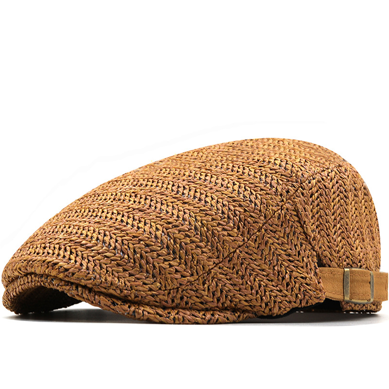 Men's Simple Breathable Summer Sun Hat Beret photo 1