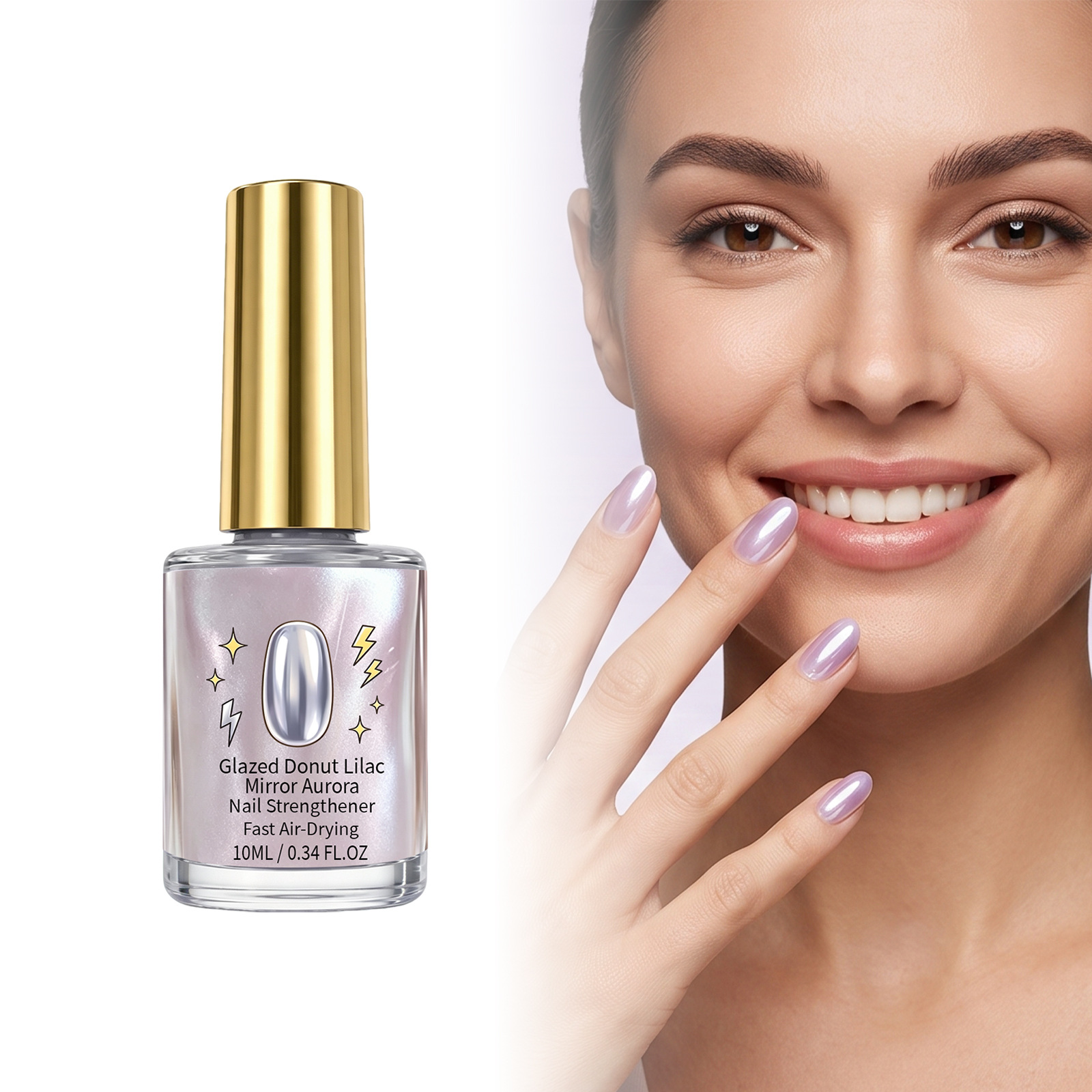 Multi-color Refractive Gradient Nail Gel Polish - High Gloss Long-lasting Non-fading DIY At-home Manicure Top Coat photo 6