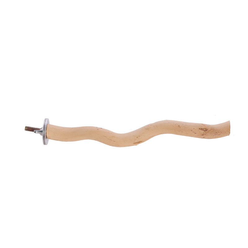 Pet Parrot Solid Wood Bird Stand Toy photo 5