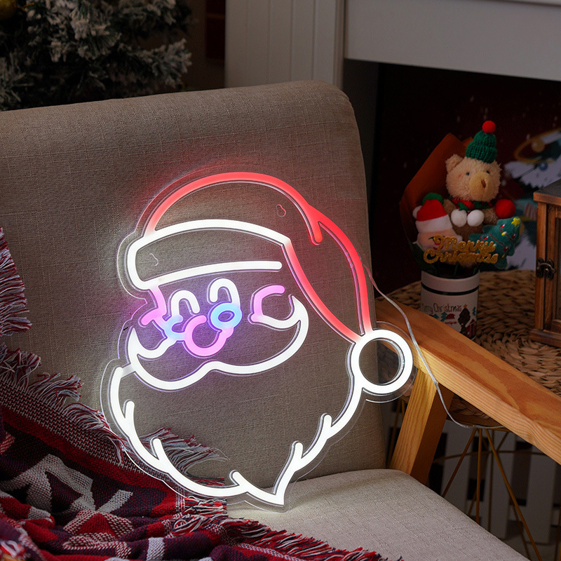 Acrylic Painted Suction-cup Hanging Lamp, LED Christmas Night Light photo 8