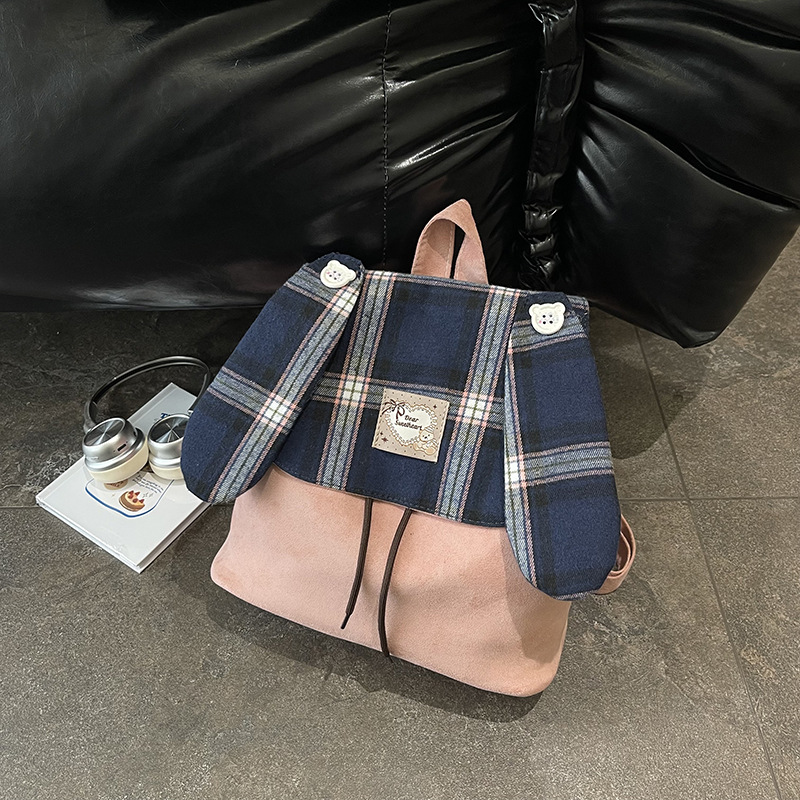 Plaid Shoulder Bag For Women Large Capacity Laid-back Style photo 2