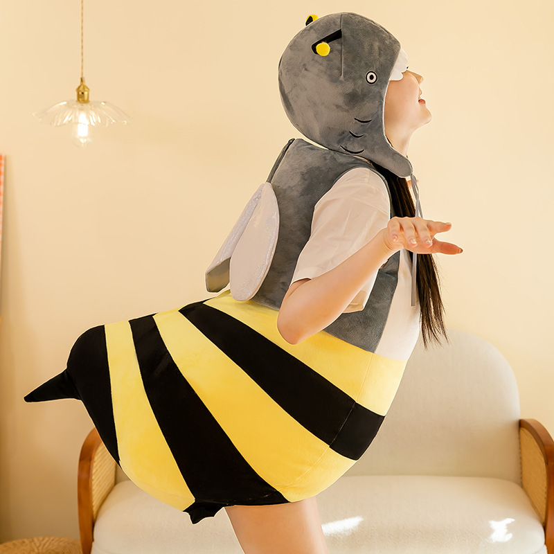 Childrens Bee Costume Birthday-themed Versatile Sleeping Bag Set photo 2
